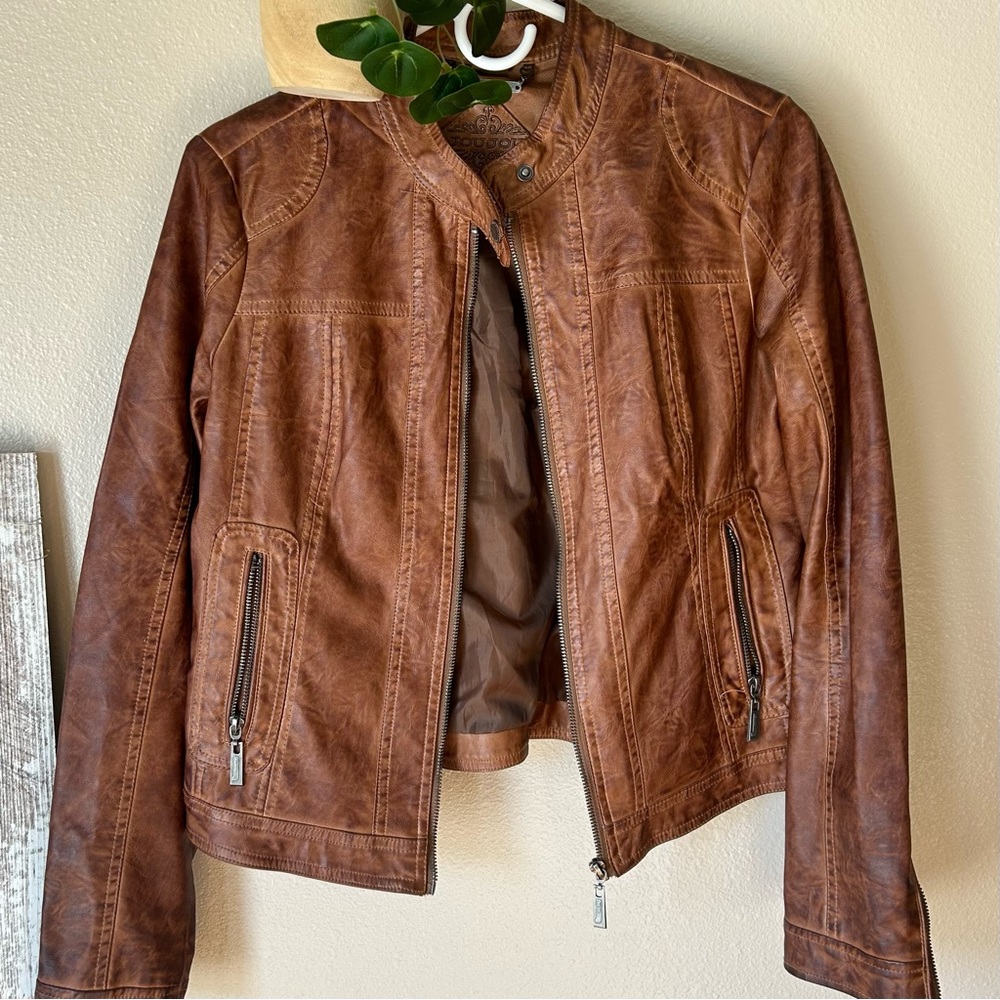Faux Leather Jacket
